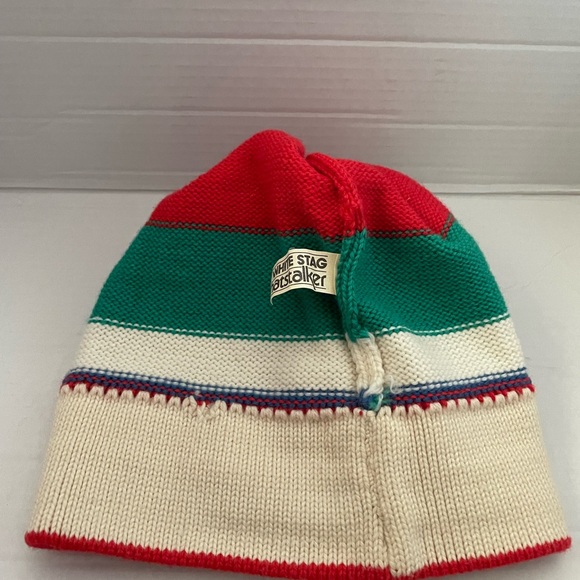 Excellent Condition Vintage 70’s White Stag Hat Stalker Wool Beanie Made In USA - Picture 3 of 7